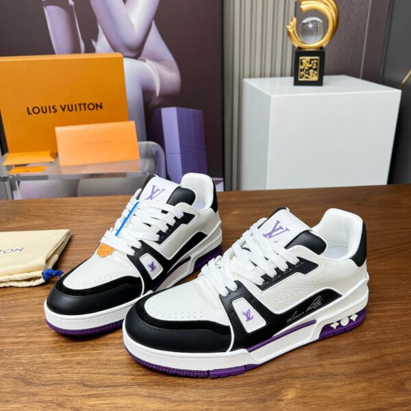 LV Trainer Unisex Low Top SneakersMaterial