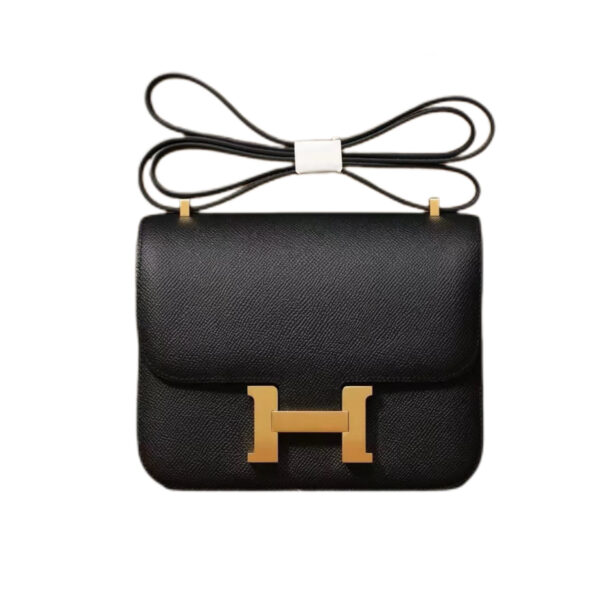 Hermès Constance 24 Black Handbag Gold Hardware Epsom Leather