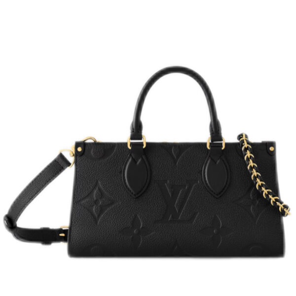 Replica OnTheGo East West black handbag Monogram Empreinte leather Tote Bag