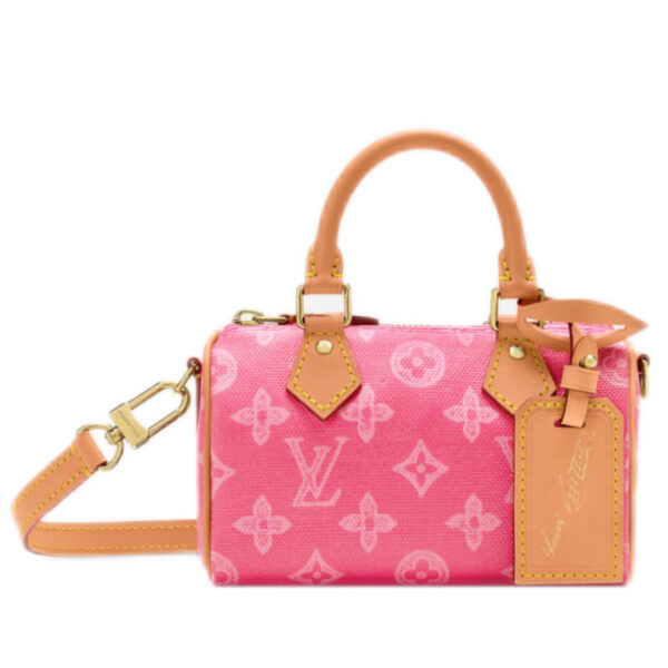 Replica Nano Speedy handbag  Monogram Origine Pink | Other Monogram Canvas Mini Bag