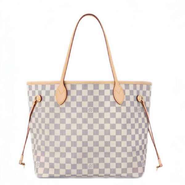 Replica Neverfull MM Damier Azur Coated Canvas Tote Bag