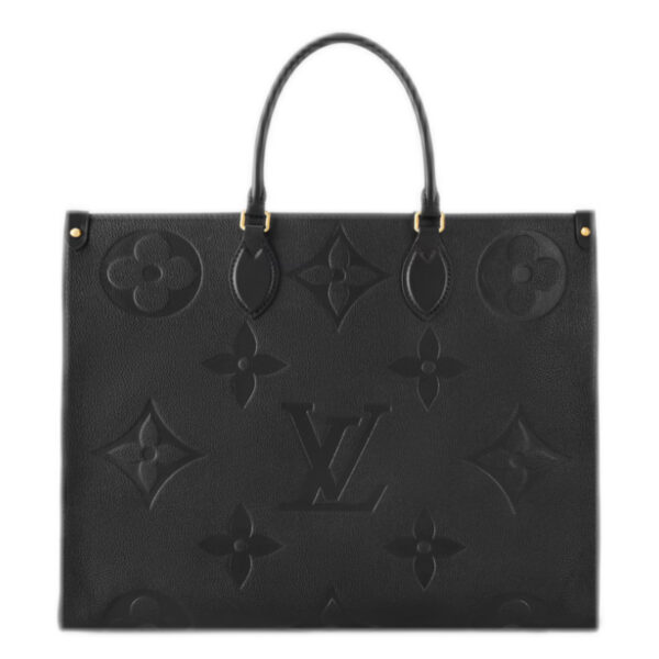 Replica OnTheGo GM black handbag Monogram Empreinte leather Tote Bag