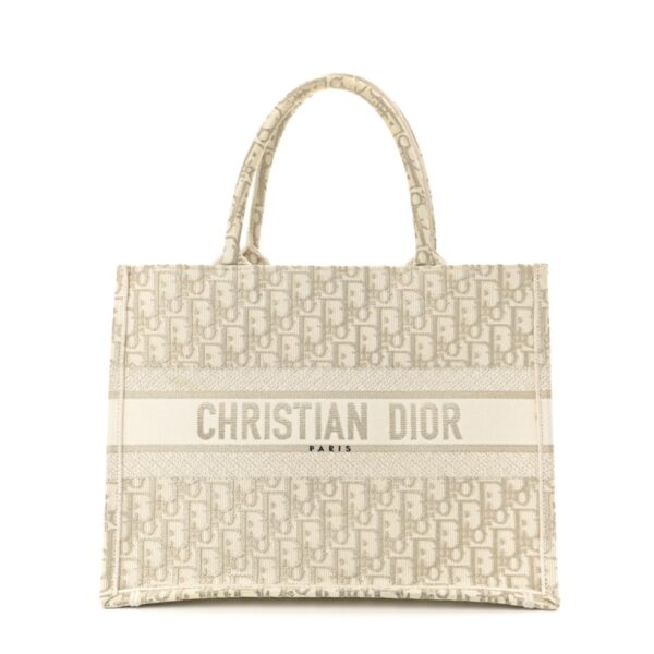 Oblique Medium Book Tote Gold Multicolor