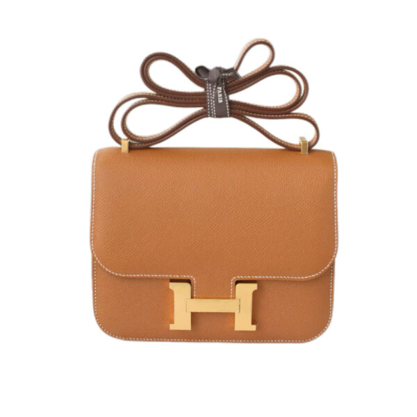 Hermès Constance 18 Brown Handbag Gold Hardware Epsom Leather