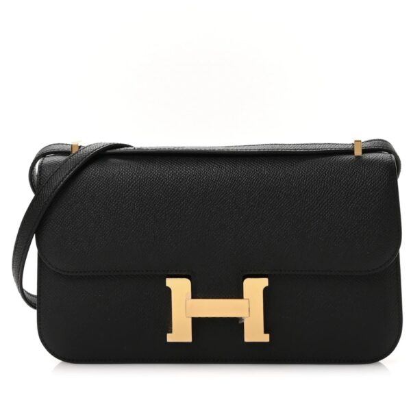 Hermès Constance 1-Elan Black Epsom Leather Gold Hardware