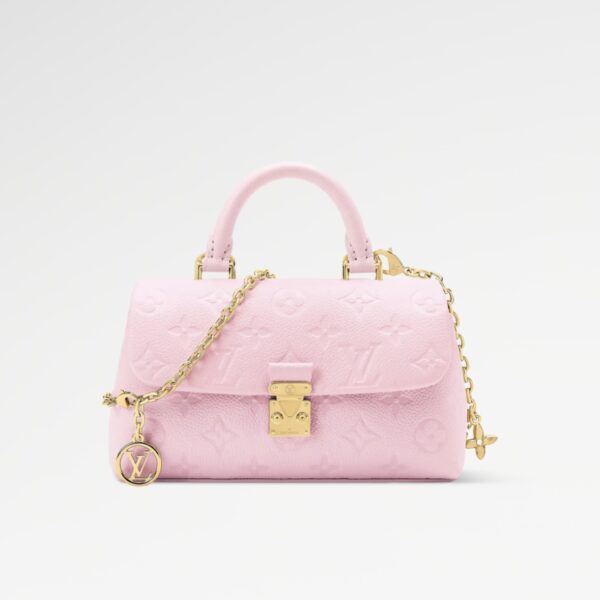 Nano Madeleine Monogram Empreinte Leather（Sweet Pink）